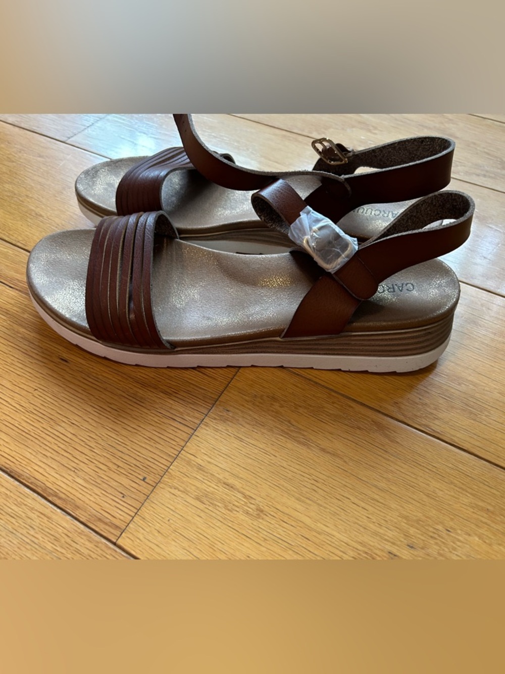 Women’s Brown Strappy Platform Sandals
